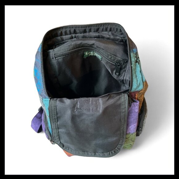 Kathmandu Imports Patchwork Backpack Daypack NWT - Picture 3 of 6